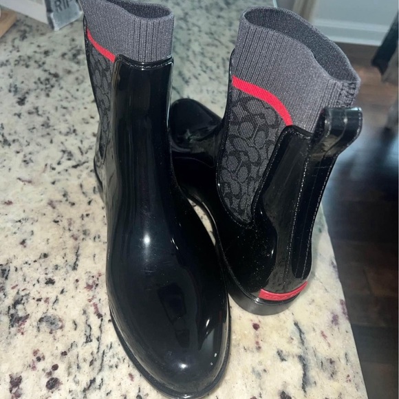 Coach Rainboots 11.5 - Picture 2 of 3